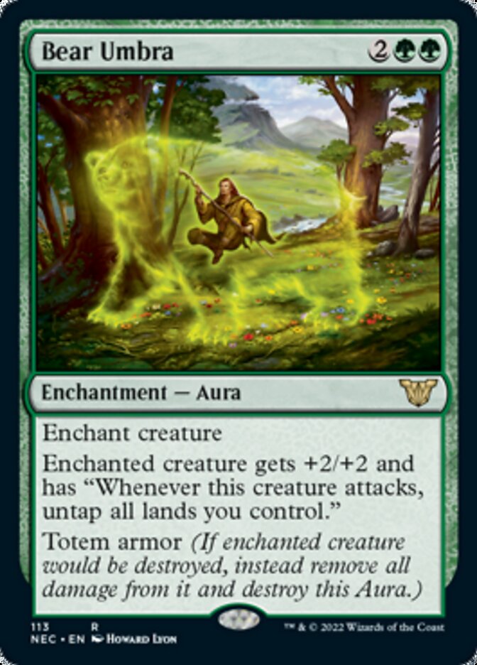 Bear Umbra [Kamigawa: Neon Dynasty Commander] - Destination Retro