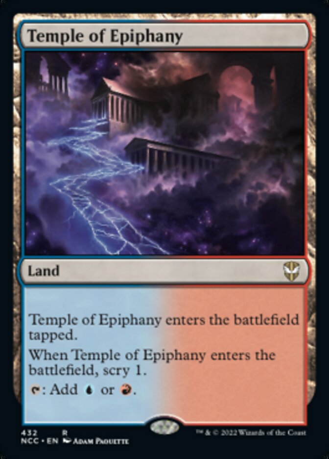 Temple of Epiphany [Streets of New Capenna Commander] - Destination Retro