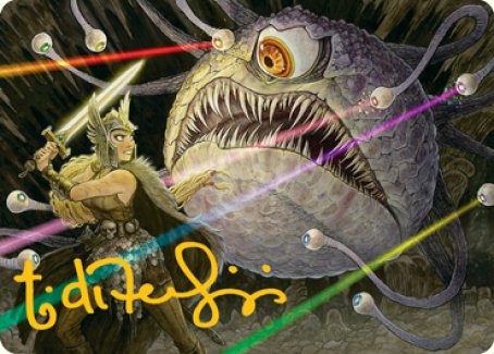 Hive of the Eye Tyrant Art Card (Gold-Stamped Signature) [Dungeons & Dragons: Adventures in the Forgotten Realms Art Series] - Destination Retro