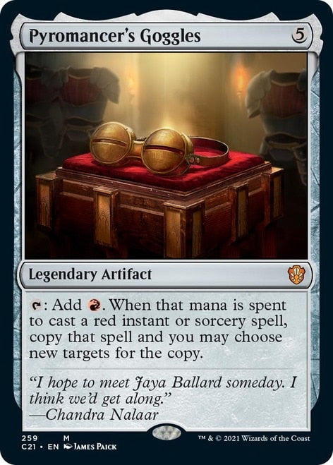 Pyromancer's Goggles [Commander 2021] - Destination Retro