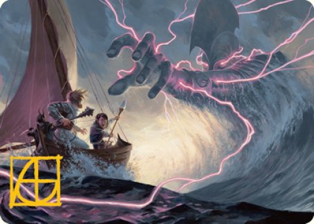 Hall of Storm Giants Art Card (Gold-Stamped Signature) [Dungeons & Dragons: Adventures in the Forgotten Realms Art Series] - Destination Retro