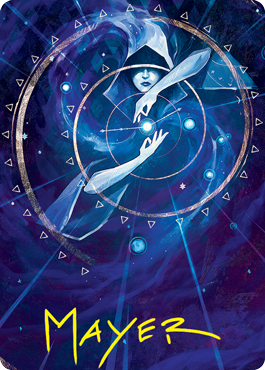 Time Warp Art Card (Gold-Stamped Signature) [Strixhaven: School of Mages Art Series] - Destination Retro