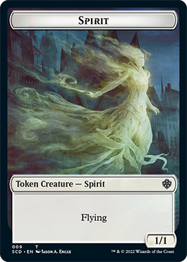Bird // Spirit Double-Sided Token [Starter Commander Decks] - Destination Retro