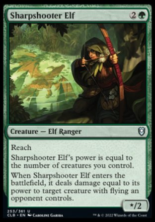 Sharpshooter Elf [Commander Legends: Battle for Baldur's Gate] - Destination Retro