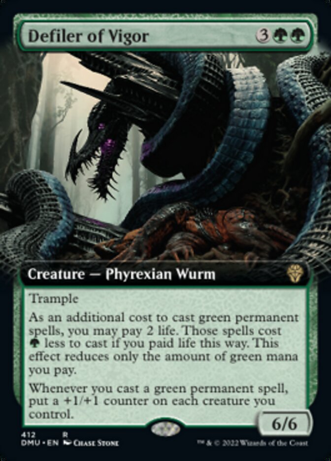 Defiler of Vigor (Extended Art) [Dominaria United] - Destination Retro