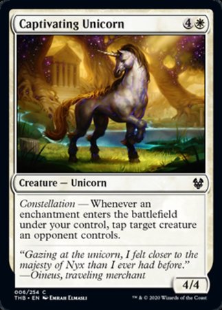 Captivating Unicorn [Theros Beyond Death] - Destination Retro