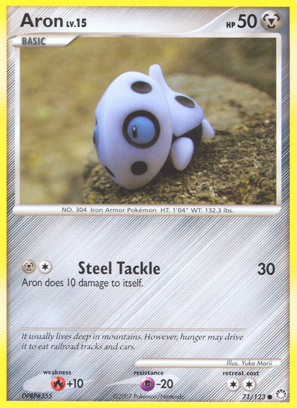Aron (71/123) [Diamond & Pearl: Mysterious Treasures] - Destination Retro