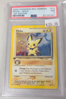 PSA - NM 7 - PICHU-HOLO 1ST EDITION - POKEMON NEO GENESIS 1ST EDITION 51167241 - Destination Retro