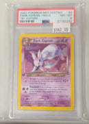 PSA - NM-MT 8 - DARK ESPEON-HOLO 1ST EDITION - POKEMON NEO DESTINY - Destination Retro