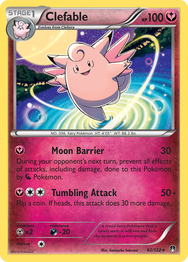 Clefable (82/122) [XY: BREAKpoint] - Destination Retro