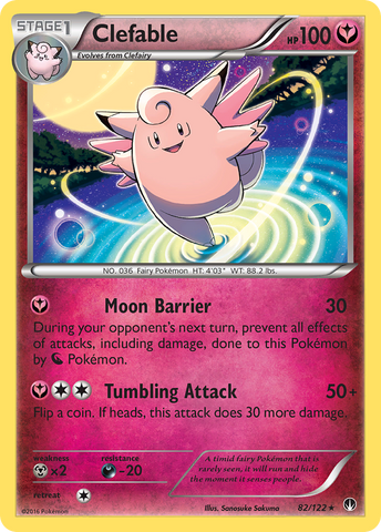 Clefable (82/122) [XY: BREAKpoint] - Destination Retro