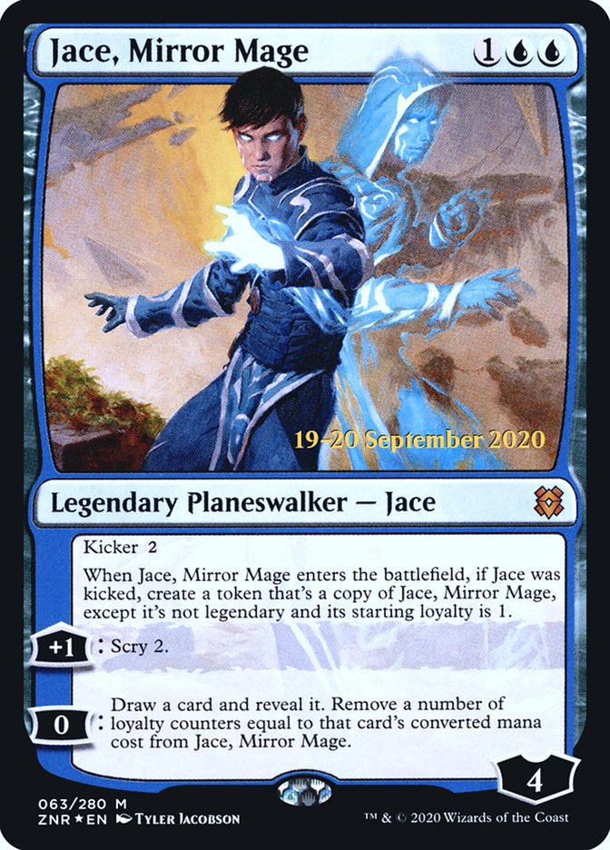 Jace, Mirror Mage  [Zendikar Rising Prerelease Promos] - Destination Retro