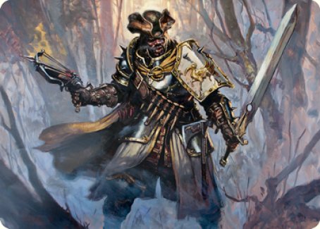 Brutal Cathar Art Card [Innistrad: Midnight Hunt Art Series] - Destination Retro