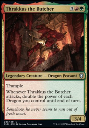 Thrakkus the Butcher [Commander Legends: Battle for Baldur's Gate] - Destination Retro