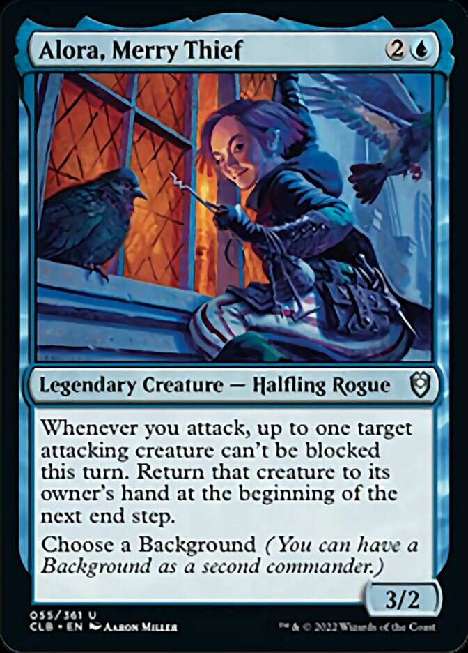 Alora, Merry Thief [Commander Legends: Battle for Baldur's Gate] - Destination Retro