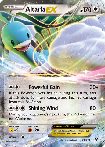 Altaria EX (83/124) [XY: Fates Collide] - Destination Retro