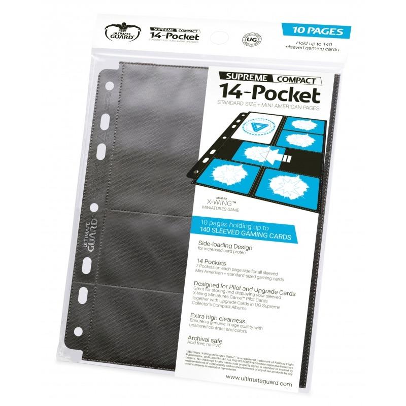 14-Pocket Compact Pages Standard + Mini American - Destination Retro
