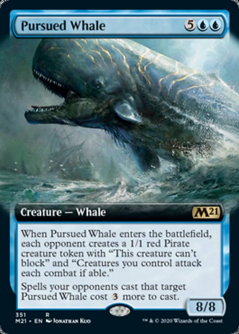 Pursued Whale (Extended Art) [Core Set 2021] - Destination Retro
