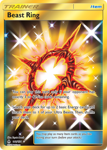 Beast Ring (141/131) [Sun & Moon: Forbidden Light] - Destination Retro