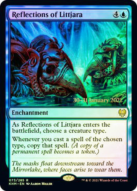 Reflections of Littjara  [Kaldheim Prerelease Promos] - Destination Retro