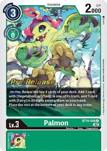 Palmon [BT10-046] [Xros Encounter Pre-Release Cards] - Destination Retro