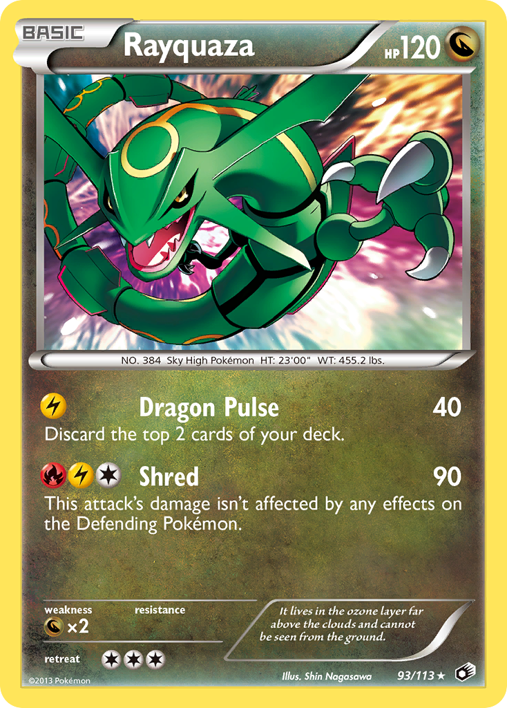 Rayquaza (93/113) [Black & White: Legendary Treasures] - Destination Retro