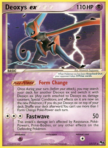 Deoxys ex (17/17) [POP Series 4] - Destination Retro