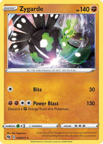 Zygarde (28/073) [Sword & Shield: Champion's Path] - Destination Retro