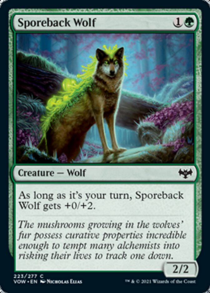 Sporeback Wolf [Innistrad: Crimson Vow] - Destination Retro