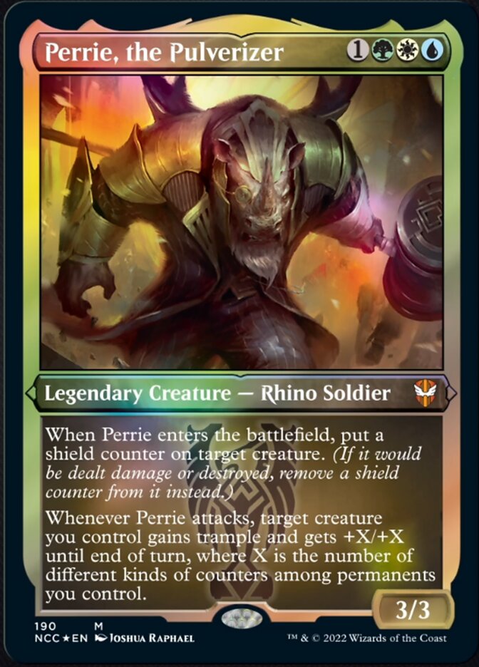 Perrie, the Pulverizer (Display Commander) [Streets of New Capenna Commander] - Destination Retro