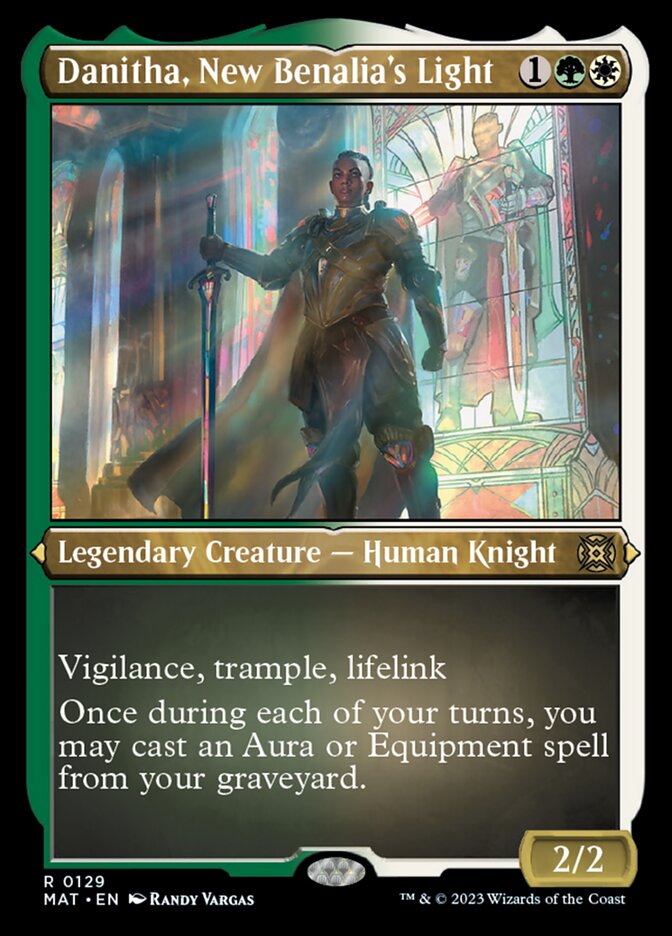 Danitha, New Benalia's Light (Foil Etched) [March of the Machine: The Aftermath] - Destination Retro
