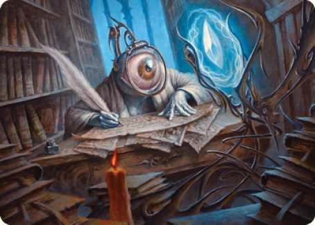 Unblinking Observer Art Card [Innistrad: Midnight Hunt Art Series] - Destination Retro