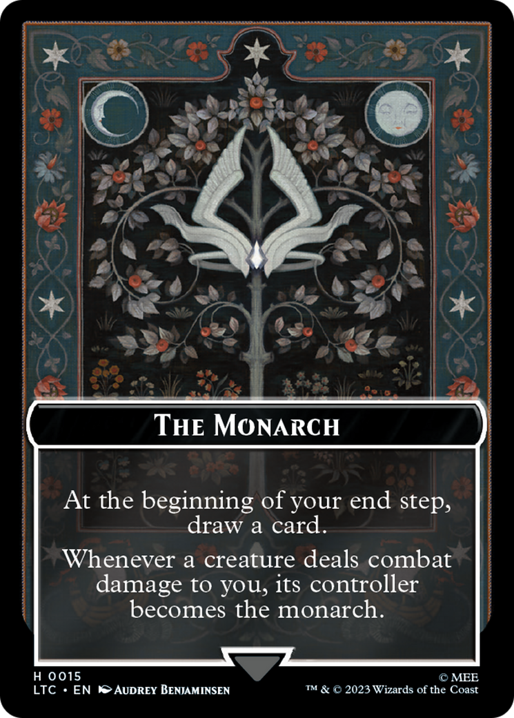 The Monarch // Treasure Double-Sided Token [The Lord of the Rings: Tales of Middle-Earth Commander Tokens] - Destination Retro