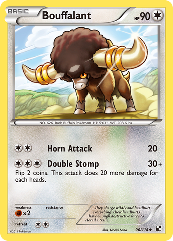 Bouffalant (90/114) [Black & White: Base Set] - Destination Retro
