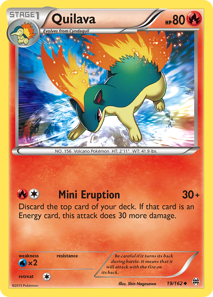 Quilava (19/162) [XY: BREAKthrough] - Destination Retro