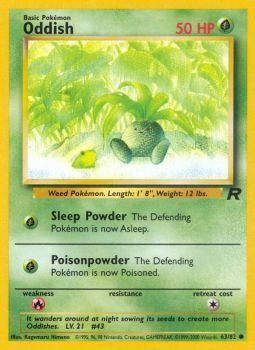 Oddish (63/82) [Team Rocket Unlimited] - Destination Retro