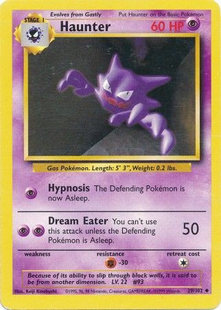 Haunter (29/102) [Base Set Unlimited] - Destination Retro