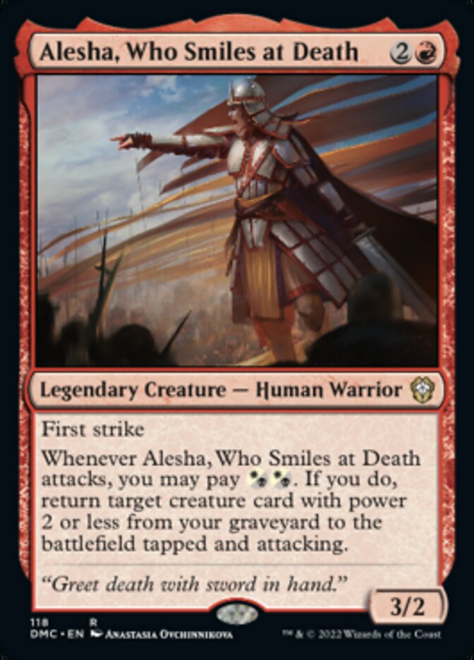 Alesha, Who Smiles at Death [Dominaria United Commander] - Destination Retro