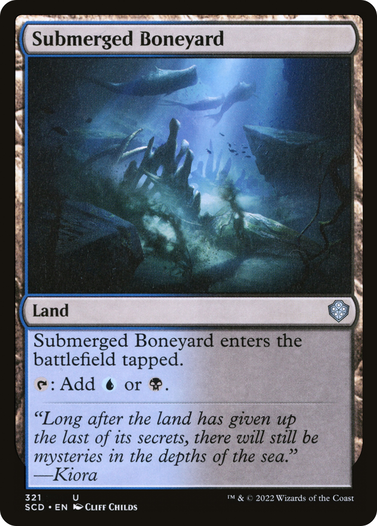 Submerged Boneyard [Starter Commander Decks] - Destination Retro