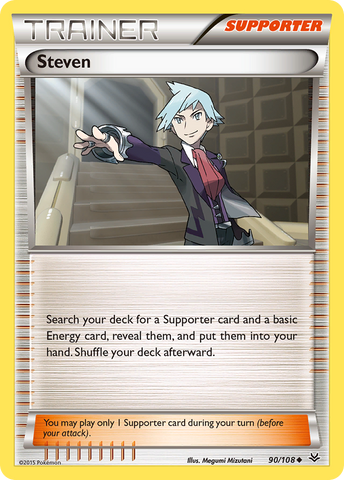 Steven (90/108) [XY: Roaring Skies] - Destination Retro