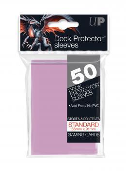50ct Bright Pink Standard Deck Protectors - Destination Retro
