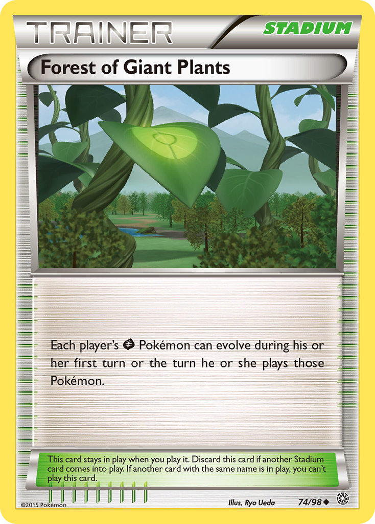 Forest of Giant Plants (74/98) [XY: Ancient Origins] - Destination Retro