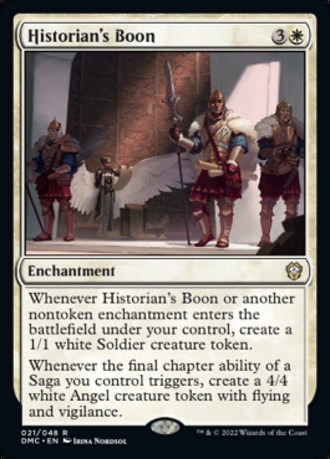 Historian's Boon [Dominaria United Commander] - Destination Retro