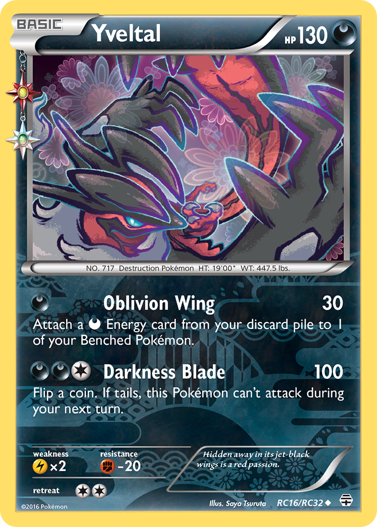 Yveltal (RC16/RC32) [XY: Generations] - Destination Retro