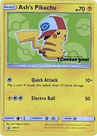 Ash's Pikachu - SM112 [SM Promos] - Destination Retro