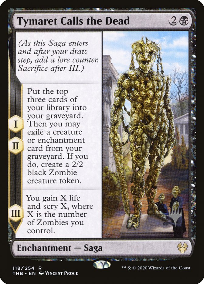 Tymaret Calls the Dead (Promo Pack) [Theros Beyond Death Promos] - Destination Retro