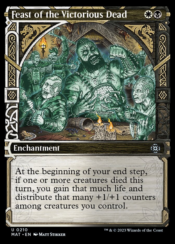 Feast of the Victorious Dead (Showcase Halo Foil) [March of the Machine: The Aftermath] - Destination Retro