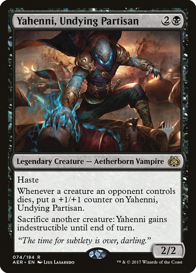 Yahenni, Undying Partisan (Promo Pack) [Aether Revolt Promos] - Destination Retro