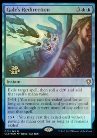 Gale's Redirection [Commander Legends: Battle for Baldur's Gate Prerelease Promos] - Destination Retro