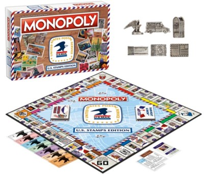 Monopoly - U.S. Stamps Edition - Destination Retro